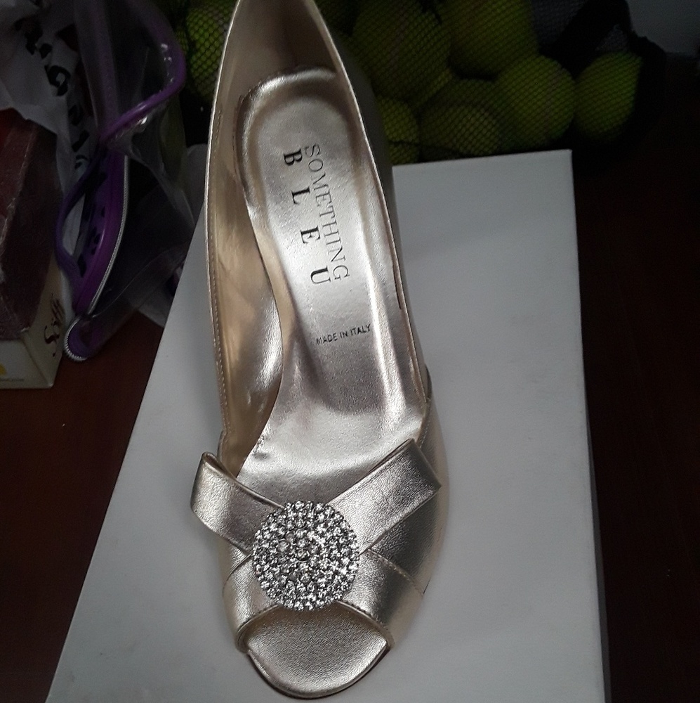 something bleu wedding heels